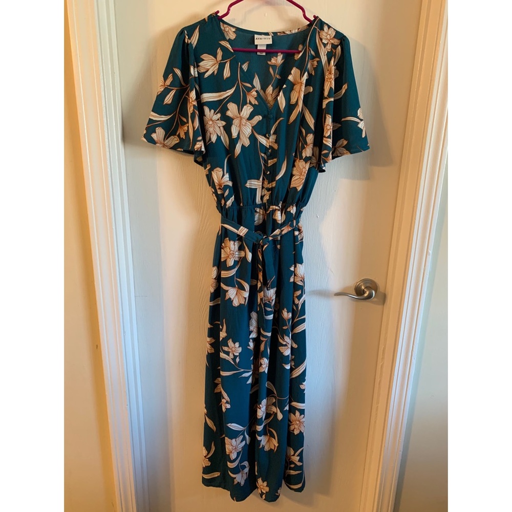 Ava Viv Floral Dress